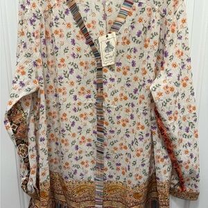 Easel Floral Women's Jacket - Multicolor